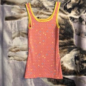 NWOT dELiA’s Woman’s Juniors XS Heart Tank